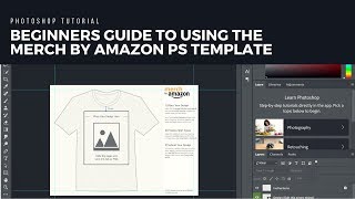 Beginners Guide To Using The Merch By Amazon Photoshop Template On A Mac [upl. by Modnarb]