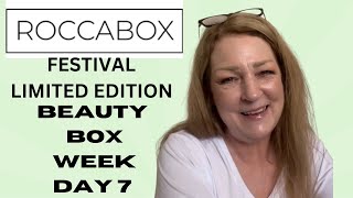 Week of Beauty Boxes Day 7 Roccabox FESTIVAL LIMITED EDITION Bag Box Unboxing [upl. by Aicenod209]