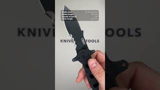 CRKT M21 14SFG 1 4116 steel black G10 Veff Serrations tactical pocket knife [upl. by Mendel]