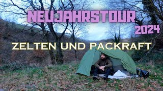 Neujahrstour 2024 Zelten und Packraft [upl. by Eldin]