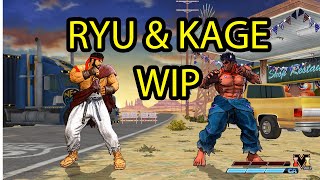 SF6 Ryu and SFV Kage progress [upl. by Fuchs]