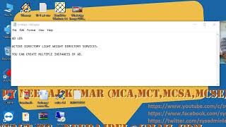 Active Directory Lightweight Directory Services ADLDS in Hindi [upl. by Charters]