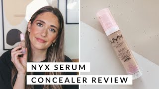 NYX Bare with Me Serum Concealer Review [upl. by Apgar810]