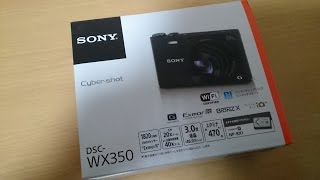 SONY DSC WX350 サイバーショット レビュー [upl. by Ayeki]