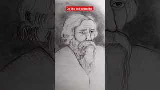 Rabindranath Tagore drawing drawing pencilsketch rabindranathtagore shorts [upl. by Alanah]