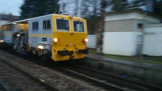 RER C et train de travaux autour de RER C and work trains around JouyenJosas [upl. by Thenna]