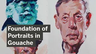 Class Preview  Foundations of Portrait in Gouache Emily Hughes [upl. by Icats]