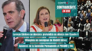 Contradebate  Lorenzo Córdova se descara profundiza su alianza con Claudio X [upl. by Gearalt925]