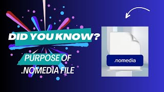 Discover the Purpose of nomedia Files Tamil nomedia file didyouknow hideunnecessaryfiles [upl. by Cowden]