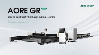 GR Ground rail Sheet Fiber Laser Cutting Machine [upl. by Nylinej777]