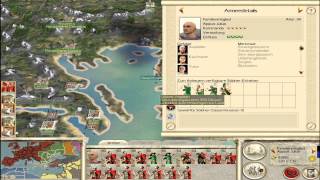 Lets Play Rome Total War Julier German 54  Meam est propositum in taberna mori [upl. by Aysahc]