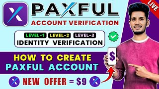 Paxful Account Create  Paxful Account Kaise Banaye  Paxful Account KYC Verification  Paxful App [upl. by Aisanahta]