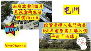 【二手樓市】屯門翠林花園2房單位，減2成沽，長情業主獲利215萬離場；滿名山滿庭2房戶，持貨5年，就蝕近2球損手離場。真係長情就獲利？你點睇？ [upl. by Evannia]