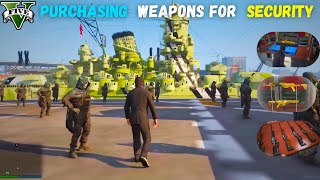 GTA 5  Michael Purchases Powerful Weapons For Security  GTA 5 Hindi Gameplay gta5 [upl. by Eleaffar]