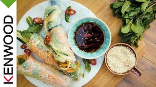 Chef Attachments  Spiralized Vegetable Spring Rolls [upl. by Lancelot802]