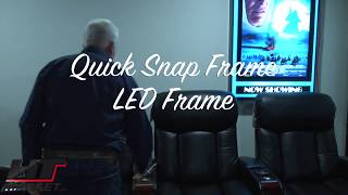 Un Box of the Quick Snap Back Lit LED Movie Poster Frame [upl. by Akkire303]