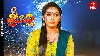 Srivalli  20th December 2023  Full Episode No 206  ETV Telugu [upl. by Nirroc]