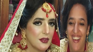 baraat makeup tutorial  bridal makeup step by step [upl. by Hannaoj459]