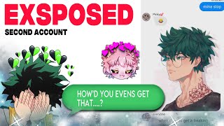 BnhaMha text😂Mina Exposes Dekus second Instagram account😂 🌺Exposedagain🌺 [upl. by Sheng130]