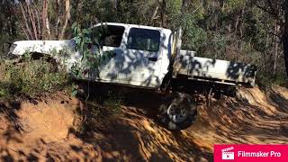 Toyota hilux ln167 Lithgow four wheel driving [upl. by Dnomyar]