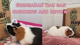 GuineaDad Hay Bar Unboxing and Review [upl. by Eshman]