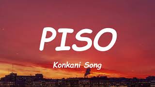 PISOKonkani Song  Lornalyrics [upl. by Glaab]