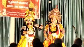 Yakshagana performance quotKrishna Leele amp Kamsa Vadhequot on 23102023 [upl. by Imugem627]