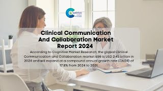 Clinical Communication And Collaboration Market Report 2024  Forecast Market Size amp Growth [upl. by Anav]