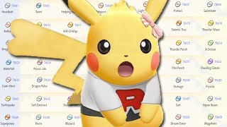 All 60 TMs in Pokemon Lets Go amp Where To Find Them [upl. by Ysnap]