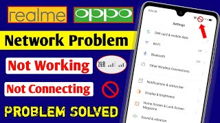 RealmeOppo Network Problem Solution  How to Solve Network Problem in Realmeoppo Devices [upl. by Barimah]