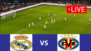 🔴Real Madrid VS Villarreal LIVE FOOTBALL MATCH TODAY I Real Madrid Football Live I Pes 21 Game [upl. by Ennailuj]