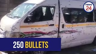 VIDEO  Footage shows bullet riddled taxi in which 11 died [upl. by Blynn]