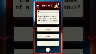 How do you display the last 10 lines of a file in Linux quiz linuxfilesystem facts [upl. by Northey]