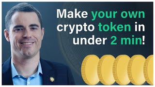 How to make your own crypto currency token in less than two minutes [upl. by Alletsirhc396]