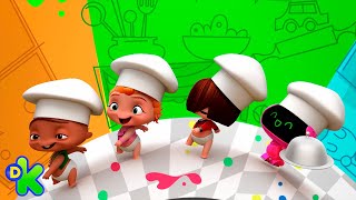 Os bebês descobrem o mundo da cozinha  Mini Beat Power Rockers  Discovery Kids Brasil [upl. by Nallac]