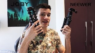 Joby GorillaPod 1K vs 3K vs Neewer Mini Tripod 5K alternative [upl. by Hassin32]