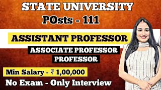 Savitribai Phule Pune University Assistant Professor Vacancy 2024  State University [upl. by Osrock]