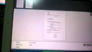 How to Use IPAD2 to Print Brother Network All In One Printer [upl. by Glynias301]