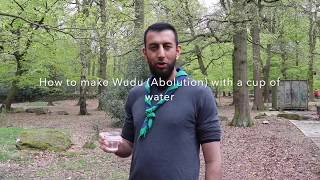 MSF  HOW TO Make Wudu with a cup of water [upl. by Ahsym]