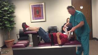 First Time Chiropractic Adjustment Of A Severe Herniated Disc Patient By Your Houston Chiropractor [upl. by Frolick255]