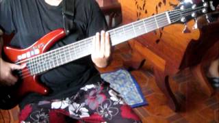 Anata Dake Mitsumeteru slamdunk ending theme  bass cover [upl. by Braynard259]