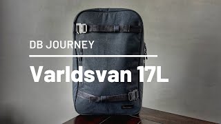 DB Journey Varldsvan 17L Backpack Review  Minimal Daypack for School and EDC [upl. by Annavas909]