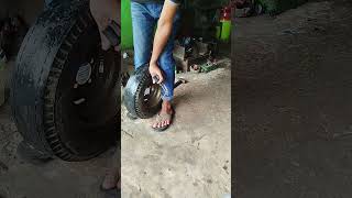 CNG tubeless tires tubeless bangladesh tyre লিক কাটার নিয়ম [upl. by Boles430]