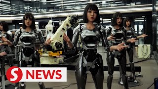 Humanoid robots come to life in Chinese factory [upl. by Aihsei279]