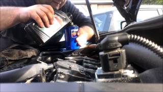 How to change Engine oil on a 2009 Volkswagen GTI [upl. by Kissee]