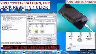 Vivo Y12  Y11 Pattern FRP Lock Reset By Miracle Box Vivo Tool Vivo Y11 Hard reset [upl. by Wenoa589]