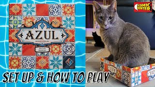 Azul  Set up and How to Play Board Game [upl. by Polloch]