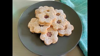 Linzer Tarts  Linzer Cookie Recipe [upl. by Esme]