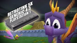 RetroTINK 5X  Playstation 1 Generic 43 Demo [upl. by Illek]