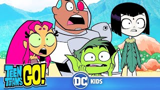 Teen Titans Go en Latino  ¡El mejor momento de Aventuras en la isla  DC Kids [upl. by Eilojne]